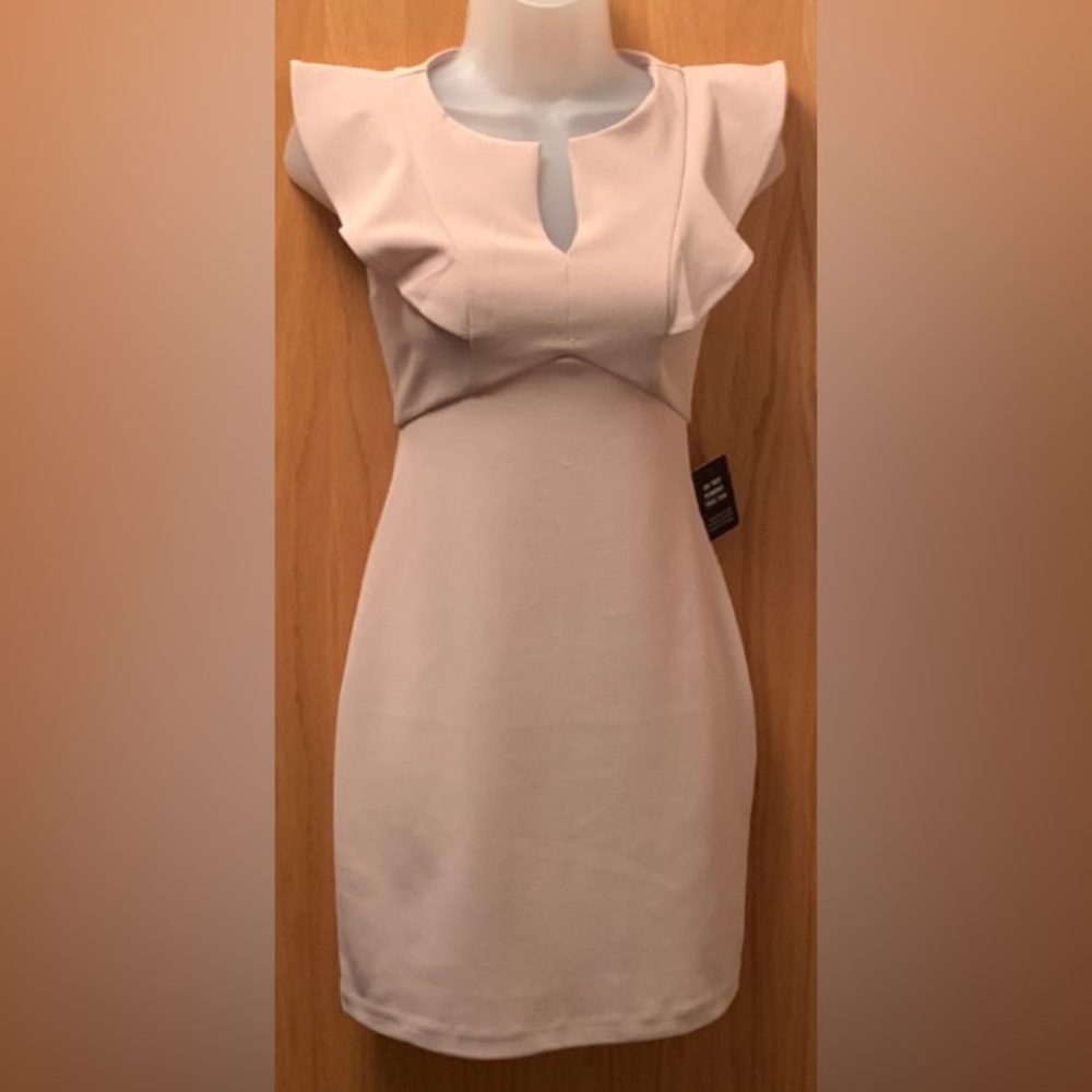 Express Blush Pink Dress Sleeveless V-Neck XXSP. NWT